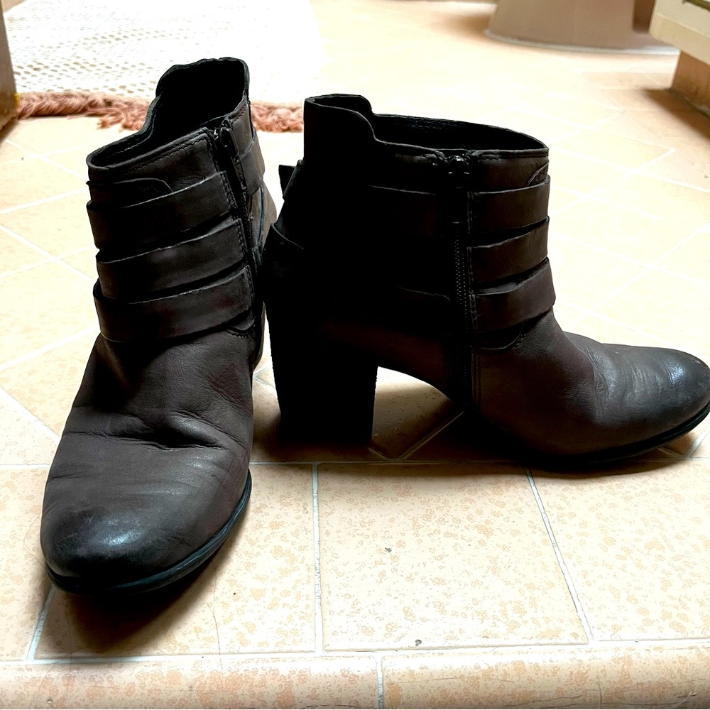Grey booties